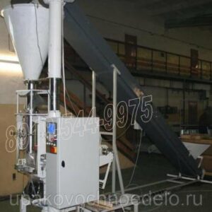 Линия фасовки упаковки грунта торфа удобрений почвосмесей биогумуса почвогрунтов